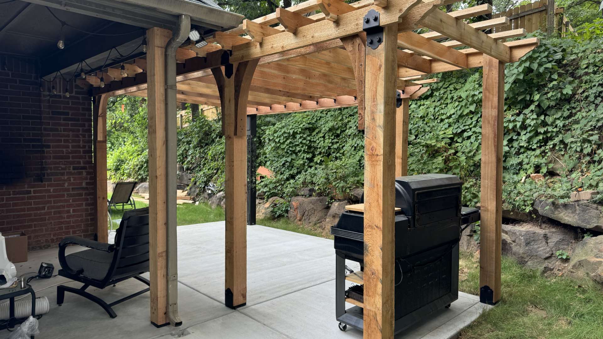 TulsaDriveways_BackyardPergola2